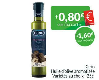 Offre: Huile d'olive aromatisée