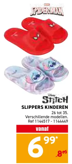 Promotie: Slippers kinderen