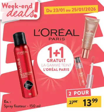 Offre: L'Oréal Paris Make-up Range