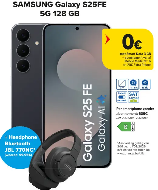 Promotie: Galaxy S25FE