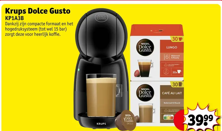 Aanbieding: Krups Dolce Gusto KP1A3B
