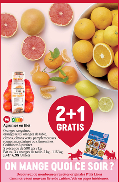 Offre: Oranges sanguines à jus | Filet