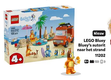 Aanbieding: LEGO Bluey Bluey's autorit naar het strand