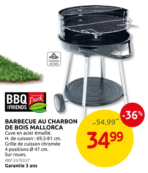 Promotie: Barbecue au charbon de bois mallorca
