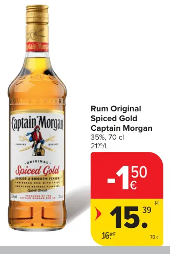 Promotie: Rum Original Spiced Gold
