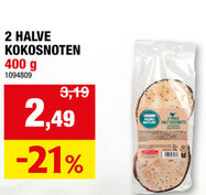 Aanbieding: Menu Nature gevulde halve kokosnoten 400 g 2 stuks