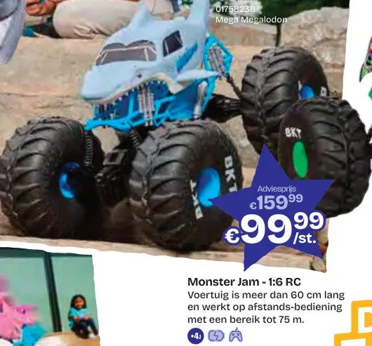 Aanbieding: 1:6 RC Mega Megalodon