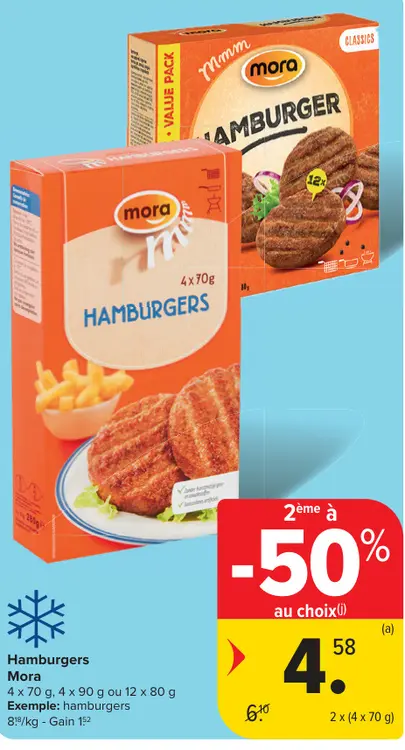 Offre: Hamburgers