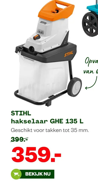 Aanbieding: STIHL hakselaar GHE 135 L