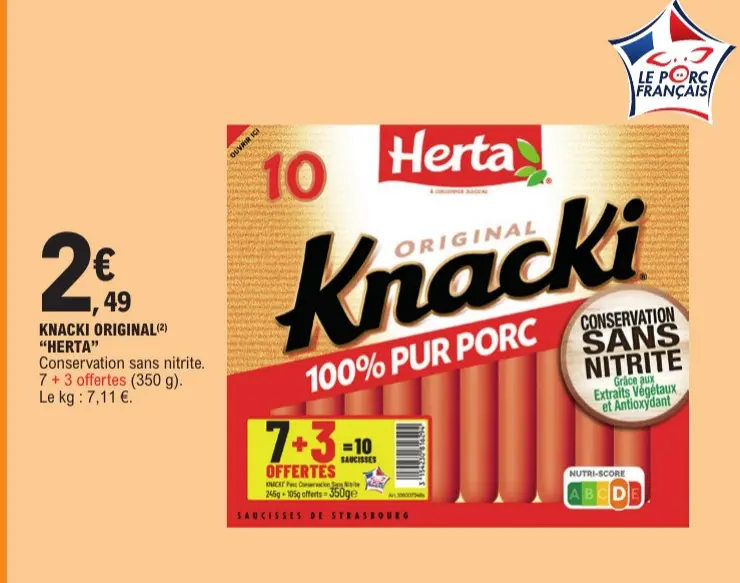 Offre: Knacki original