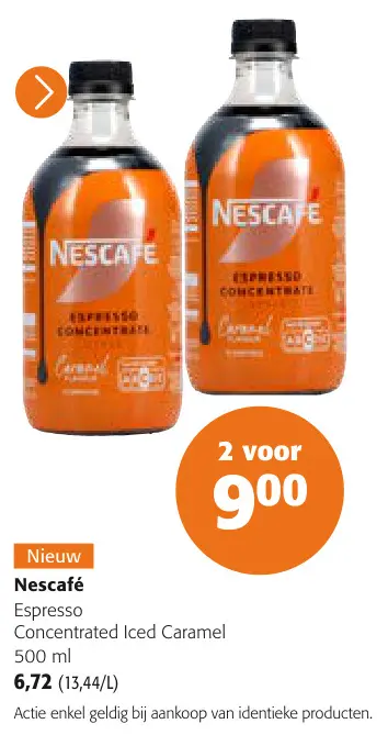 Promotie: Espresso Concentrated Iced Caramel