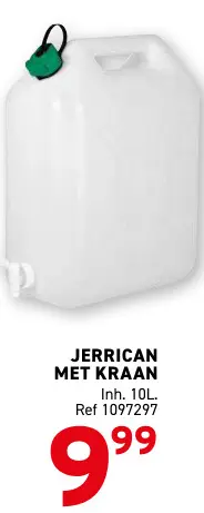 Promotie: Jerrican met kraan