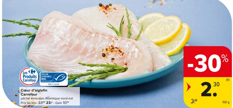 Offre: Cœur d'aiglefin