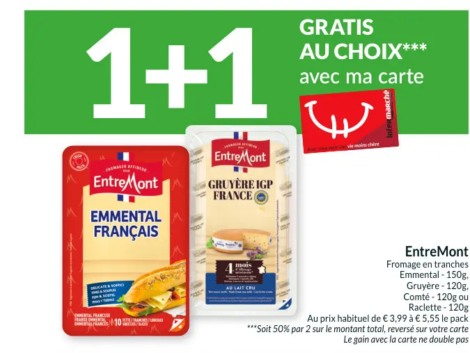 Offre: Fromage en tranches