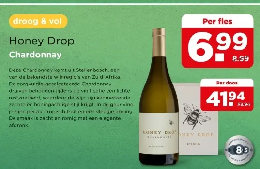 Aanbieding: Honey Drop Chardonnay