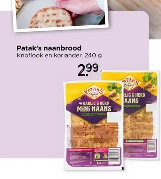 Aanbieding: Patak's naanbrood