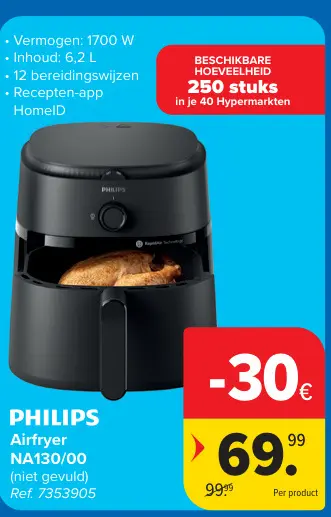 Promotie: Airfryer NA130/00