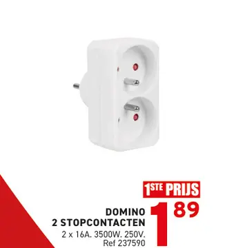 Aanbieding: 2 stopcontacten