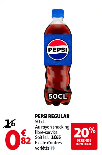 Promotie: Pepsi regular