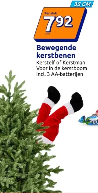 Aanbieding: Bewegende kerstbenen