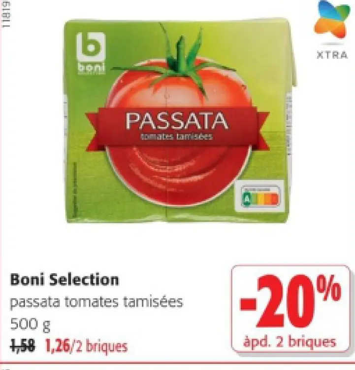 Offre: passata tomates tamisées