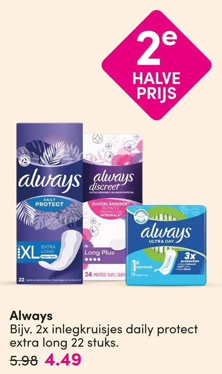 Aanbieding: Always