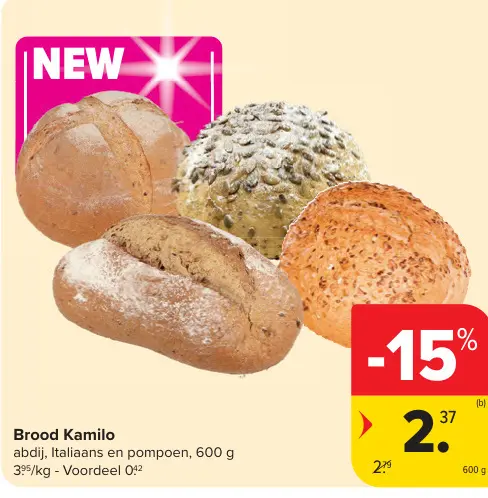 Promotie: Brood Kamilo