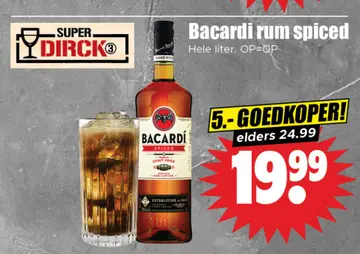 Aanbieding: Bacardi rum spiced