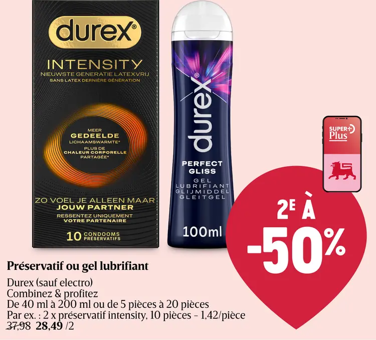 Offre: Préservatif ou gel lubrifiant