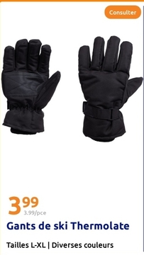 Offre: Gants de ski Thermolate