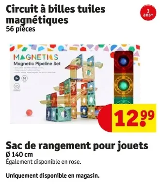 Offre: Circuit à billes tuiles magnétiques