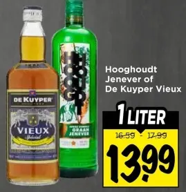 Aanbieding: Jenever of De Kuyper Vieux