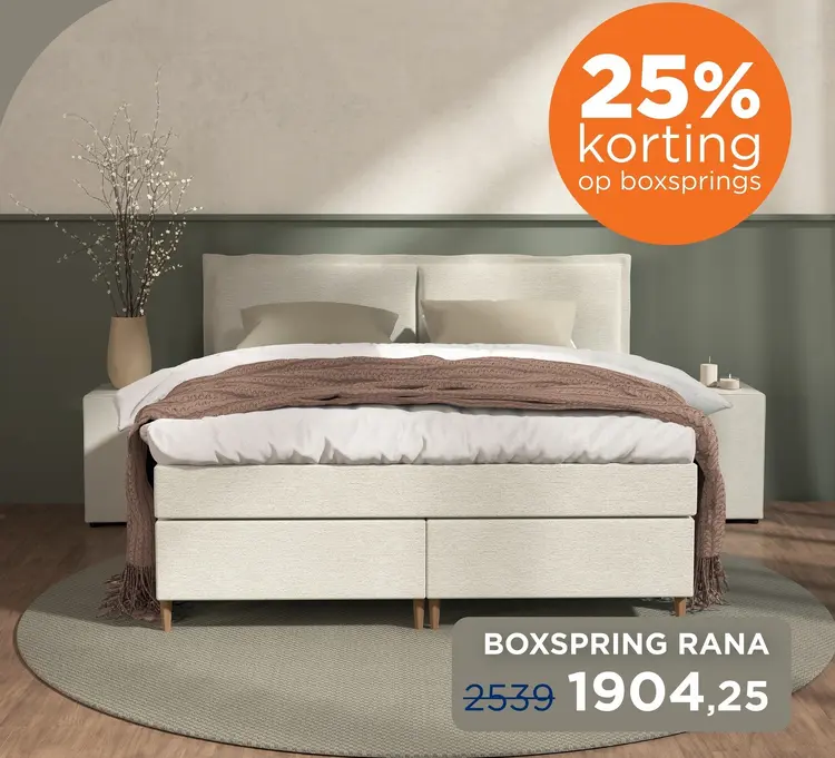 Aanbieding: totaalBED Boxspring Rana