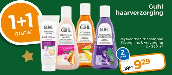 Aanbieding: shampoo Zilverglans & Verzorging