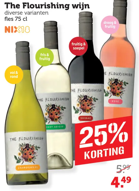 Aanbieding: The Flourishing wijn