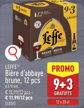 Offre: Bière d'abbaye brune