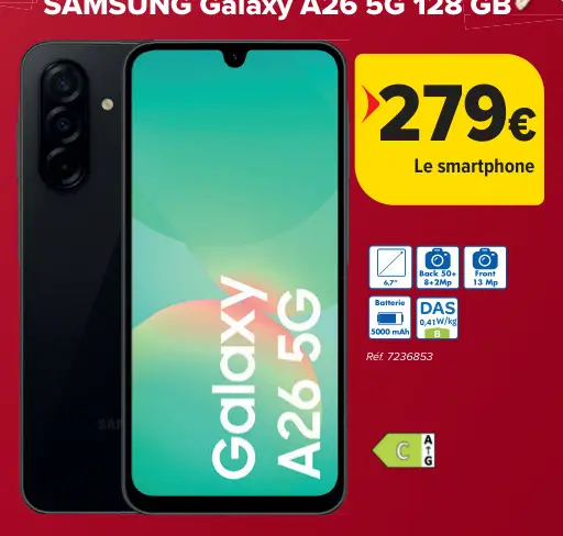 Offre: Galaxy A26 5G 128 GB