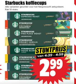 Aanbieding: Starbucks koffiecups