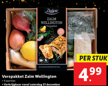 Aanbieding: Verspakket Zalm Wellington