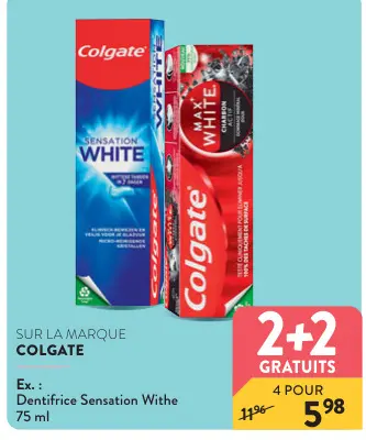 Offre: Dentifrice Sensation White
