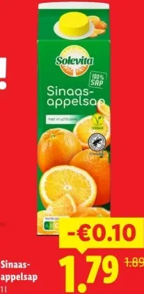 Aanbieding: Solevita Sinaasappelsap