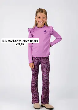 Aanbieding: B.Nosy Longsleeve paars