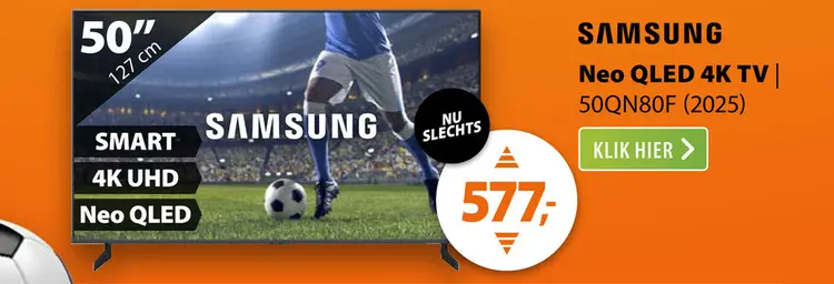 Aanbieding: Samsung Neo QLED 4K 50QN80F (2025)