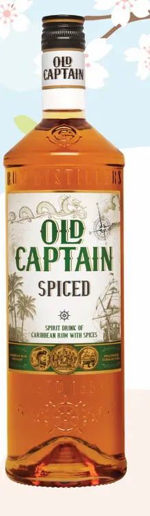 Aanbieding: Old captain spiced 2 flessen voor €30