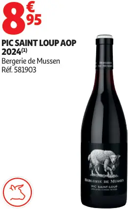Offre: Bergerie de Mussen Pic Saint Loup AOP 2024