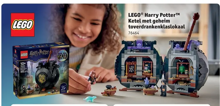 Aanbieding: LEGO® Harry Potter™ Ketel met geheim toverdrankenklaslokaal