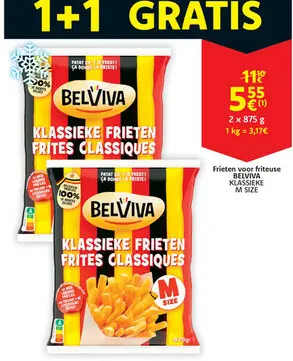 Aanbieding: Klassieke frieten frites classiques