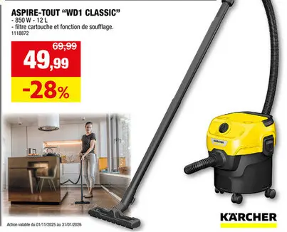 Offre: WD 1 Classic aspire-tout