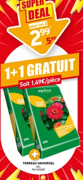 Offre: Terreau universel