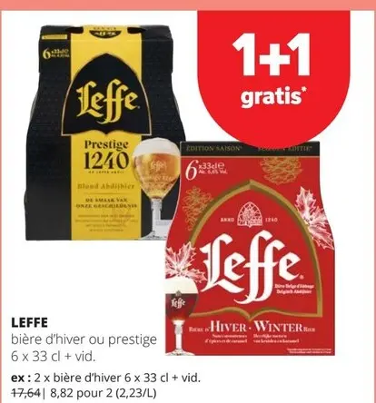 Offre: Bière d'hiver ou prestige